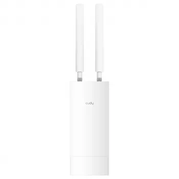 Cudy AP3000 Outdoor lauko belaidis prieigos taškas, dviejų juostų 2,4/5 GHz, IP65, PoE, 1x RJ-45, 2x išorinės RP-SMA antenos