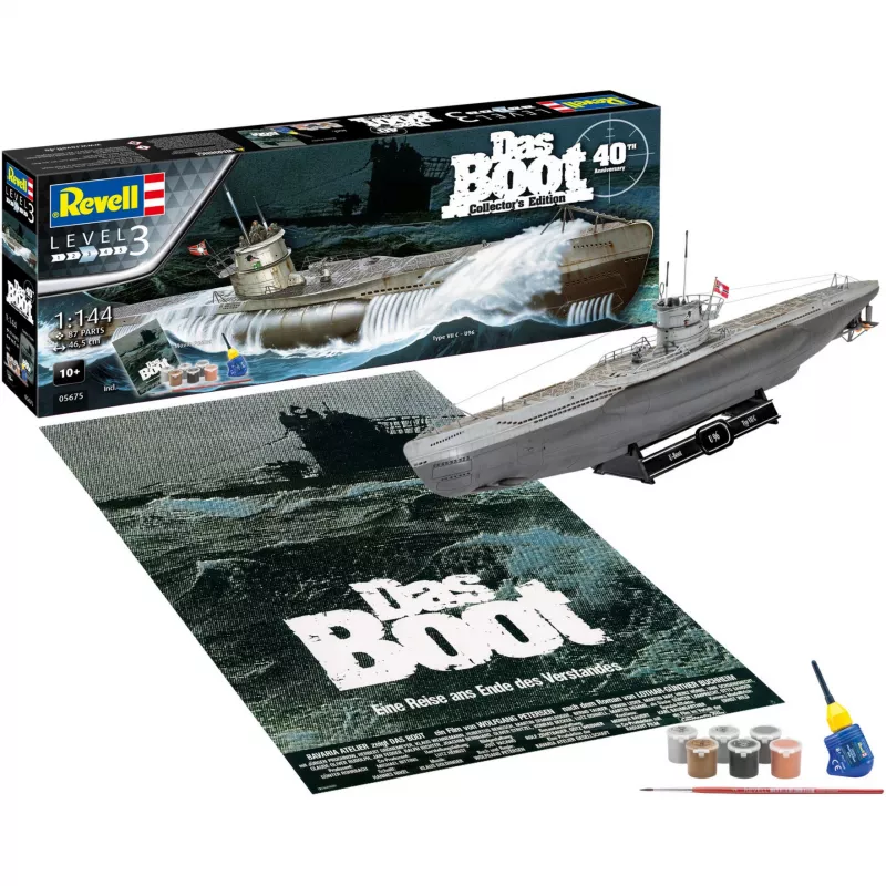 Modelinis rinkinys Revell DAS BOOT 40th Y. Gift Set
