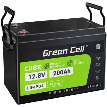 Greencell LiFePO4 akumuliatorius - 200Ah - 12.8V - 2560Wh L (CAV04S)