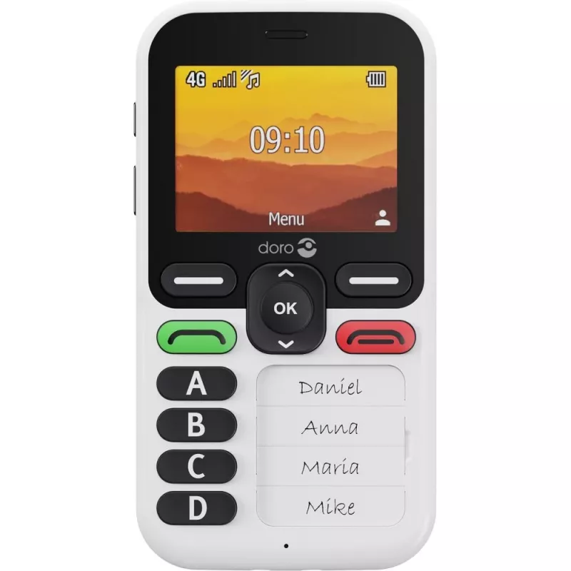 Išmanusis telefonas Doro Leva X10 2,4 colio 1150 mAh grafitas