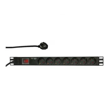 Apsauginis nuo viršįtampių LogiLink PDU7C01 juodas 7 AC lizdai 230 V 2 m