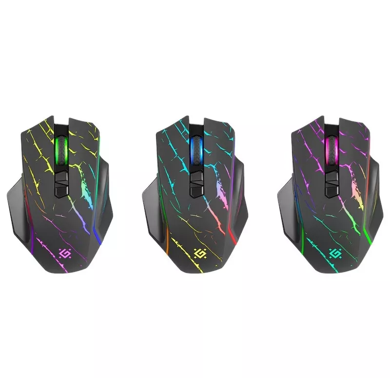 Belaidė žaidimų pelė DEFENDER GM-503 URAN OPTIC RF RGB 3200dpi 7 mygtukai