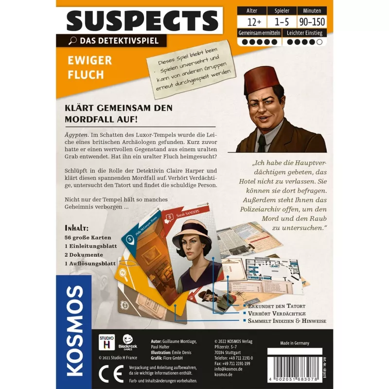 Suspects: Eternal Curse, Kortų žaidimas