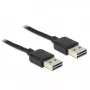 USB kabelis DeLOCK 85556 USB 2.0 2 m juodas