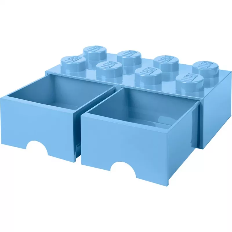 LEGO Drawer Brick Drawer 8 RC40061736 šviesiai mėlyna – laikymo stalčius LEGO kaladėlėms