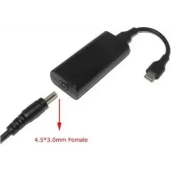 CoreParts MBXUSBC-CO0006 lizdo keitiklis 4.5×3.0 į USB C juodas