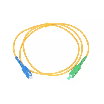 Tinklinis kabelis Extralink Patchcord SC/APC-SC/UPC vienmodis G652D 1 m