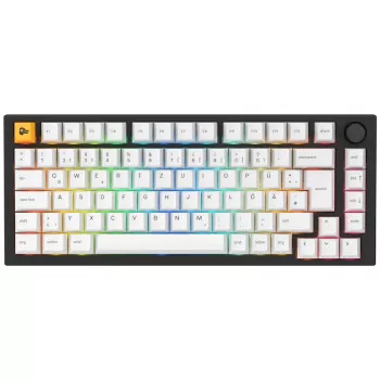 Glorious GMMK Pro Black Slate 75% TKL klaviatūra – surinkta, ISO DE išdėstymas, juoda (GLO-GMMK-P75-FOX-ISO-B-DE)