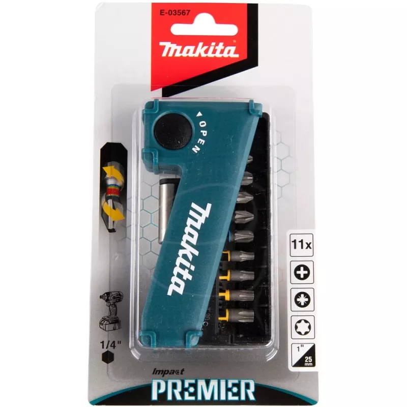 Makita E-03567 atsuktuvų antgalis 11 vnt.
