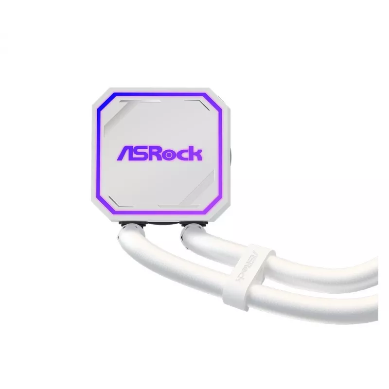 ASROCK Pro 360 ARGB White – 360 mm skysčio aušintuvas CPU, ARGB apšvietimas, baltas