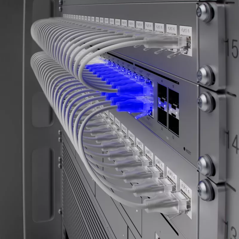 Ubiquiti USW-Pro-Max-48-PoE jungiklis, Etherlighting, 16x RJ45 2.5Gbps, 32x RJ45 1000Mbps, 4x SFP+, L3, 720W PoE