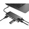 NATEC Fowler Plus USB Type-C juodai pilkas MicroSD SD centras
