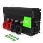 Keitiklis Green Cell INV15 3000W, nuolatinė 12V į kintamą 230V, USB prievadas, aktyvus aušinimas, juodas