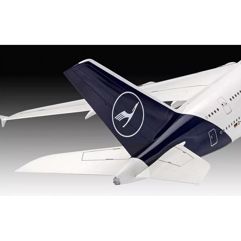 Surinktas modelis Revell Airbus A380-800 Lufthansa New Livery 1:144