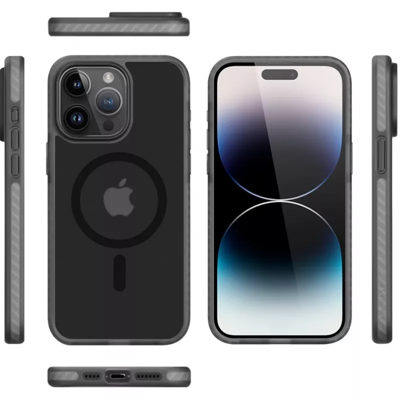 StyleShell Invisio, Telefono Dėklas Juodas, iPhone 16 Pro Max