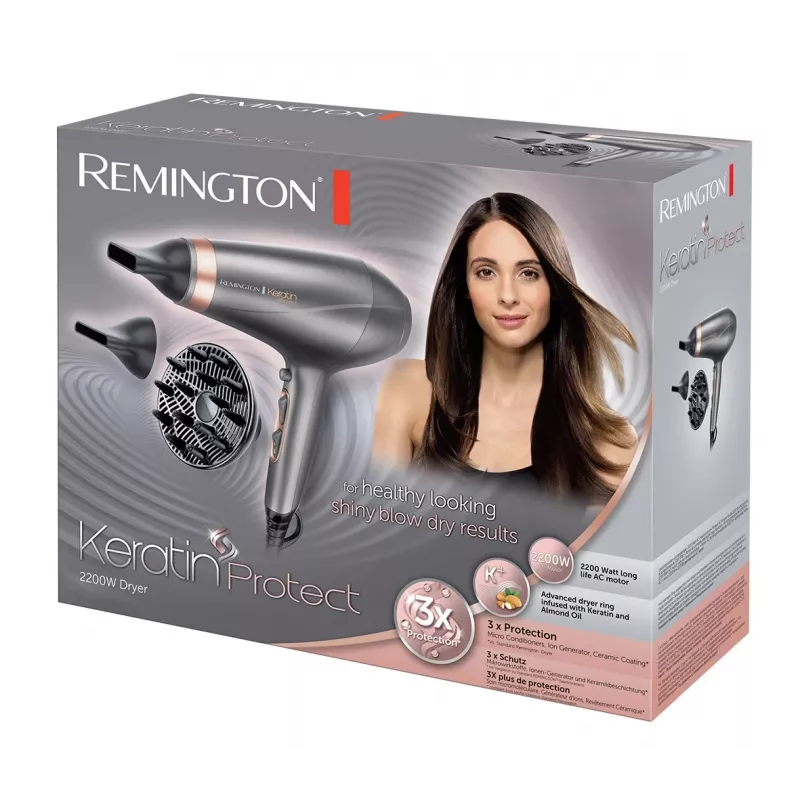 Plaukų džiovintuvas Remington AC8820 Silver 2200 W