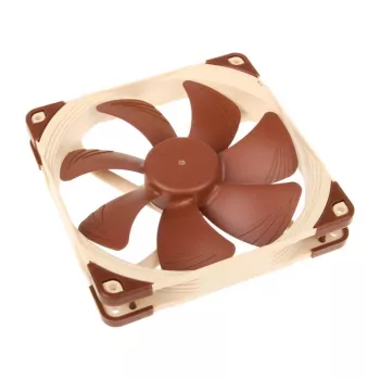 Ventiliatorius Noctua NF-A14 FLX 140 mm korpuso ventiliatorius, 25 mm storis, 900–1200 RPM, 115,5 m³/h oro srautas, 13,8–19,2 dB