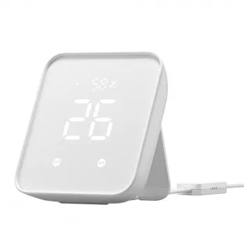 SwitchBot W3202100 Hub 2 — išmanusis valdymo pultas su Wi-Fi, Bluetooth, IR ir Matter palaikymu