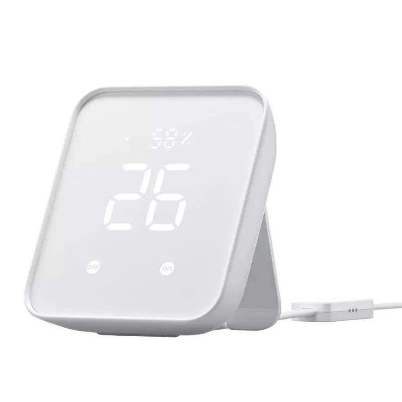 SwitchBot W3202100 Hub 2 — išmanusis valdymo pultas su Wi-Fi, Bluetooth, IR ir Matter palaikymu