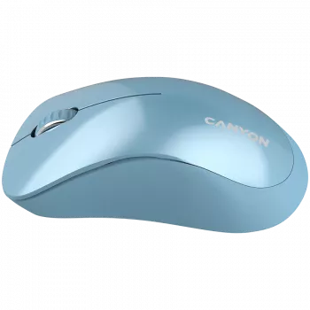 CANYON MW-11, 2.4 GHz belaidė pelė, 3 mygtukai, DPI 1200, maitinimas AAA*2 vnt., mėlyna 67*109*38 mm 0.063 kg