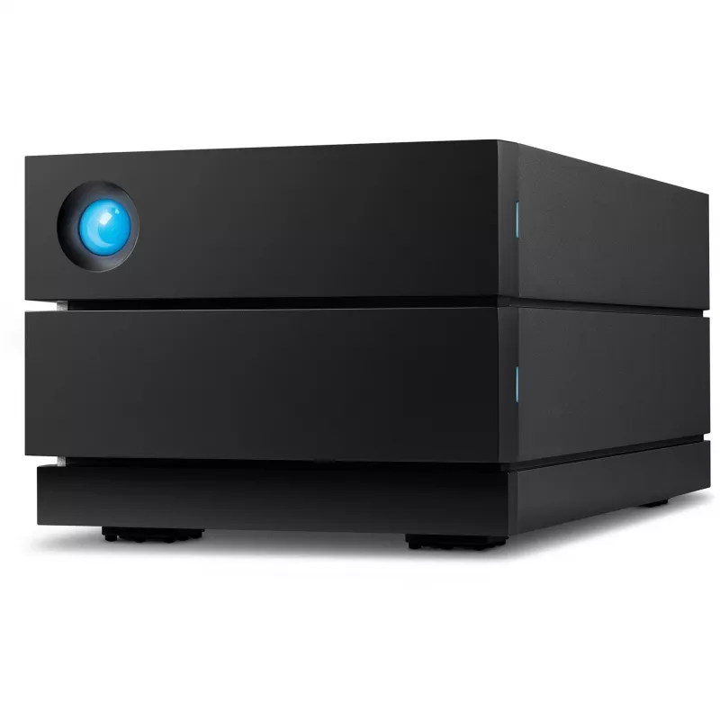 Darbalaukio RAID HDD masyvas SEAGATE LaCie 2big Raid USB‑C 40TB — 2 lizdai, HDD, USB‑C