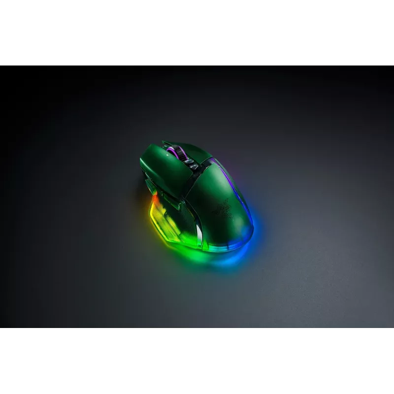 Pelė Razer Basilisk V3 Pro 35K RF belaidė + Bluetooth + USB Type-A