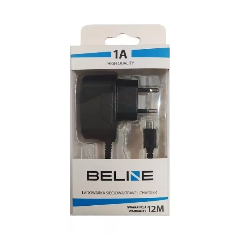 Kroviklis kelioninis Beline Beli0013 microUSB 1A juodas