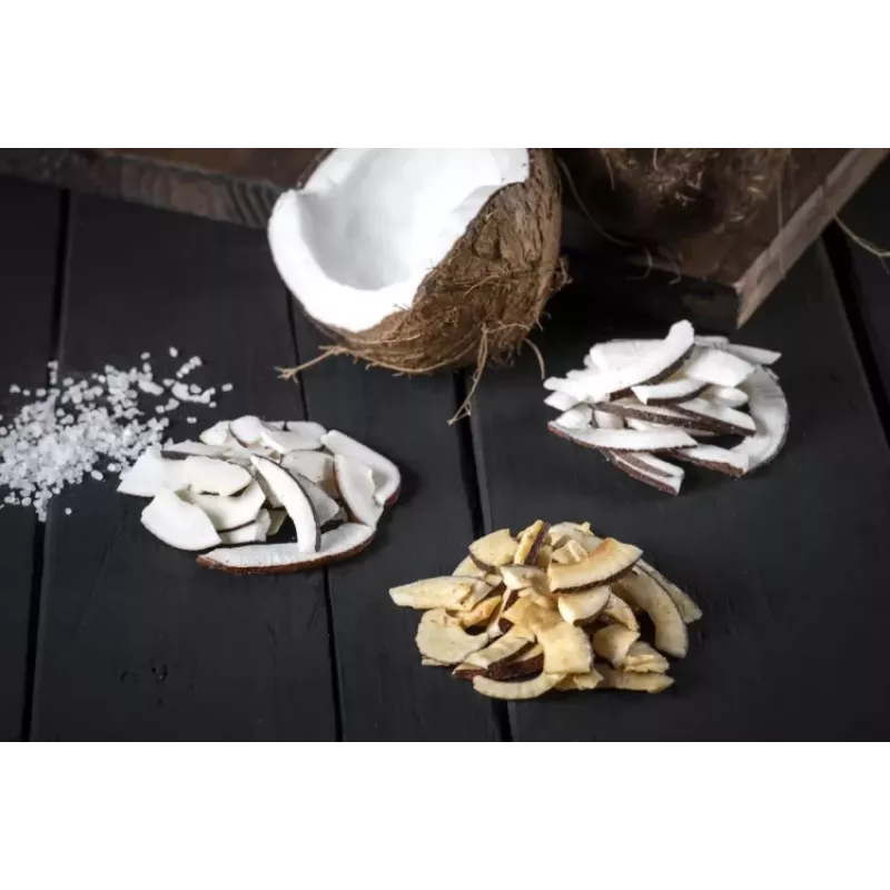 Džiovintas kokosas Eco fresh foods 100 g – tarkuotas desertinis kokosas, 100 g pakuotė