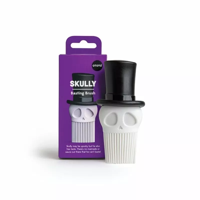 Ototo Design Skull Brush silikoninis šepetėlis maistui patepti