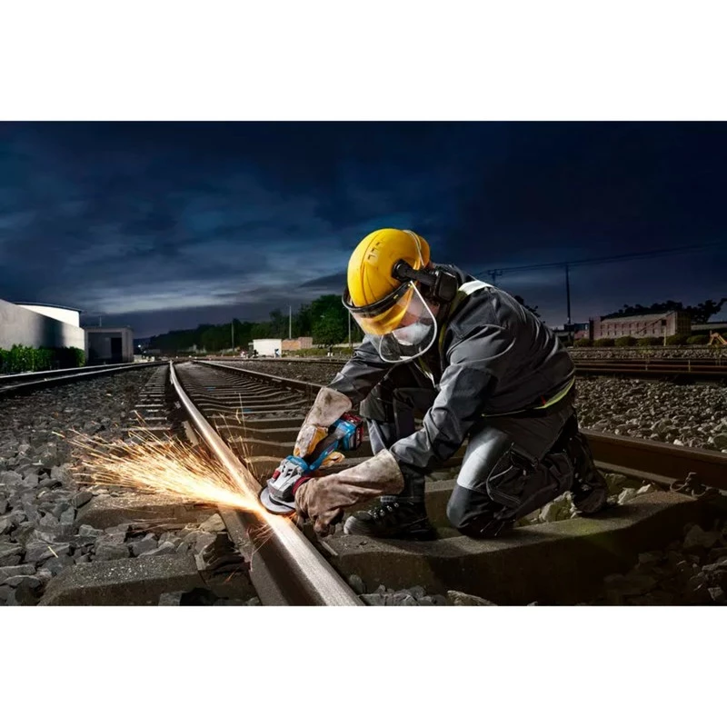 Bosch GWS 18V-11 S SOLO kampinis šlifuoklis 125 mm 18V be akumuliatoriaus ir įkroviklio