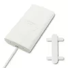 Qoltec 57013 aplinkui spinduliuojanti 4G LTE vidinė antena, 2x SMA, 0,6-2,7 GHz, 30 dBi, vertikali poliarizacija, 50 Ω, baltas ABS