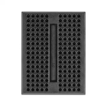 Breadboard DELOCK 18317 – plastikinė bekontaktė prototipavimo plokštė, 36×46×10 mm, juoda