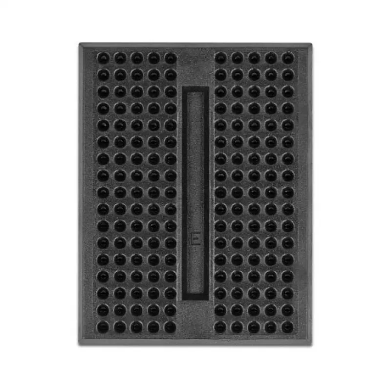 Breadboard DELOCK 18317 – plastikinė bekontaktė prototipavimo plokštė, 36×46×10 mm, juoda