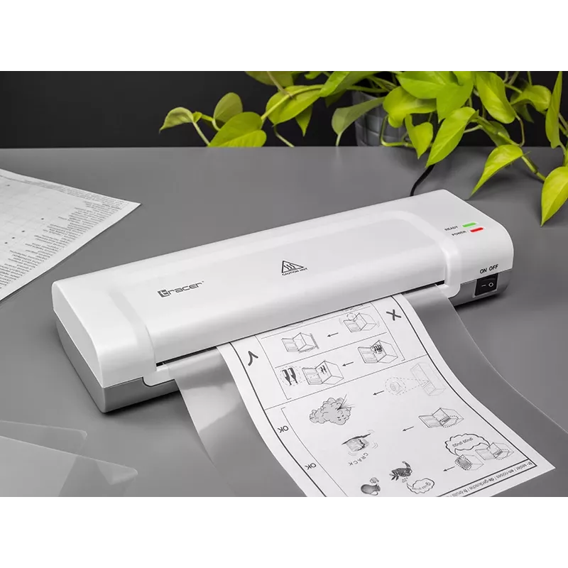 Karštojo laminavimo aparatas Tracer TRL-5 WH, 280 mm/min, baltas