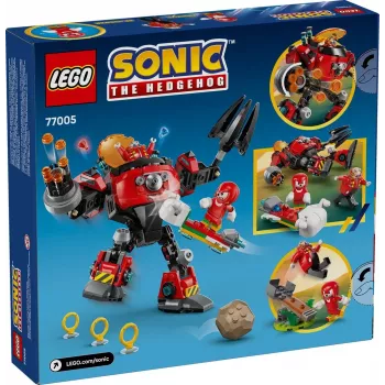 LEGO Statybinis rinkinys Sonic the Hedgehog 77005 Knuckles vs Dr Eggman Egg Crusher Mech, 350 dalių, nuo 8 m.