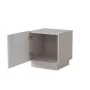Naktinių stalelių komplektas Cama meble LIVERTI 2 vnt, 45×42×47 cm, smėlio spalvos, MDF ir medžio drožlių plokštė