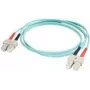 Dupleksinis šviesolaidinis kabelis FISCHER C2G 10Gb 50/125 OM3 PVC 10Gb/s 50/125µm OM3 Duplex