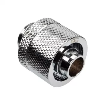 Alphacool Eiszapfen jungtis tiesi G1/4 colio AG į 16/10 mm – chromuotas sidabras