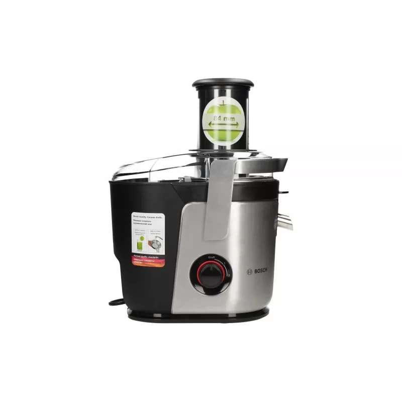 Bosch MES4000 sulčiaspaudė 1000 W Juoda, Pilka, Nerūdijantis plienas