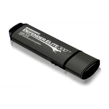 Kanguru Defender Elite300, 128GB USB atmintukas USB Type-A 3.2 Gen 1 (3.1 Gen 1) juoda, pilka