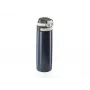 Kelioninis puodelis Leifheit 03275 600 ml nerūdijantis plienas, dvigubos sienelės, nesandarus, atverčiamas dangtelis, rankena, juoda/mėlyna
