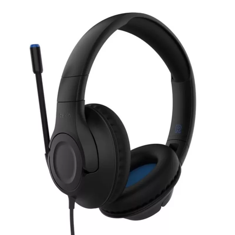 Belkin Gaming Inspire ENA011hqBK laidinės žaidimų ausinės vaikams, juodos