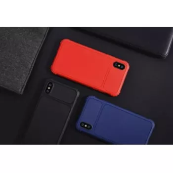 Apsauginis dėklas Devia Shark1 iPhone XS Max (6,5 inch) — raudonas