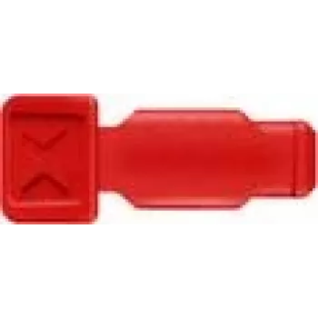 KNIPEX KN 00 61 10 CR - Spalvų kodavimo segtukas - 10 vnt. raudoni (00 61 10 CR)