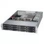 Serverio korpusas Supermicro SC826BE1C4-R1K23LPB juodas, 2U, 12x 3.5 inch karšto keitimo, 1200 W Platinum