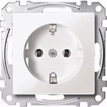 Kištukinis lizdas Merten MEG2301-0419 CEE 7/3, baltas, termoplastikas, 250 V 16 A