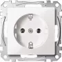 Kištukinis lizdas Merten MEG2301-0419 CEE 7/3, baltas, termoplastikas, 250 V 16 A