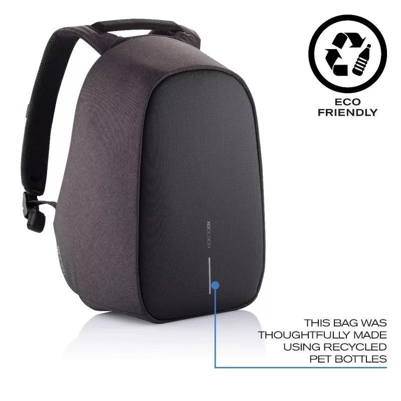 Kuprinė XDDESIGN P705.291 Antracitinė — 18 L, skyriai nešiojamam kompiuteriui ir planšetei, užrakinamas pagrindinis užtrauktukas