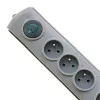 Qoltec 50164 apsauginis filtras su 4 kištukiniais lizdais, 2,5 m kabeliu