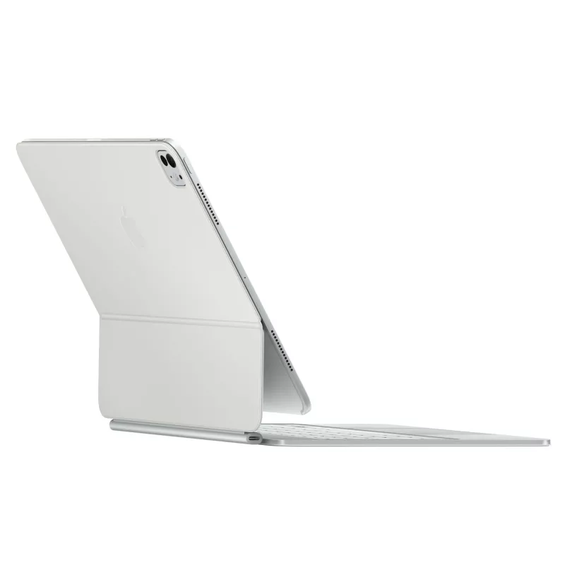 Apple Magic Keyboard iPad Pro 13 colių M4 vokiška QWERTZ balta su jutikliniu kilimėliu